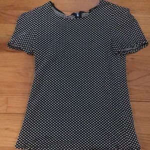 Black and white shirt